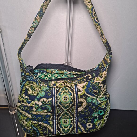 vera bradley sophie rhythm & blues purse and Purple Paisley travel mug - Picture 3 of 8